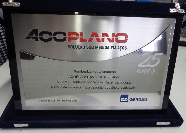 Placa Gerdau